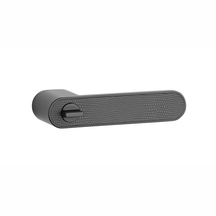 Aprile Black solid Aprile door handles GUAVA - WC right