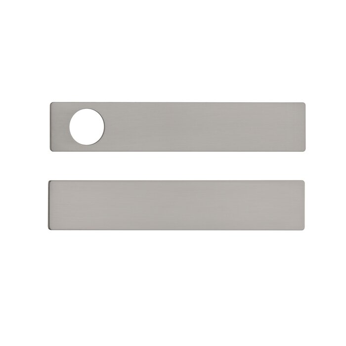 Aprile Black solid Aprile door handles HEDERA - WC left