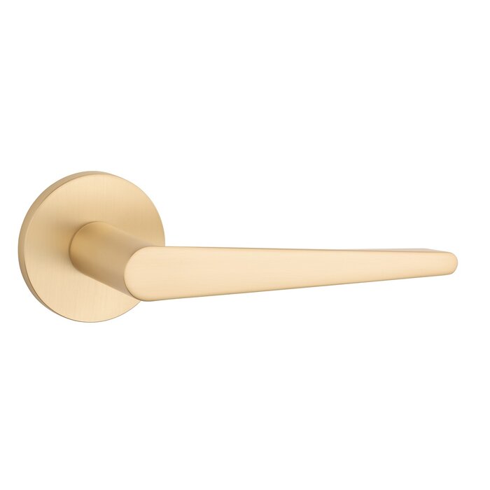 Aprile Solid APRILE door handles ARNICA in matt gold Ø 53x7 mm