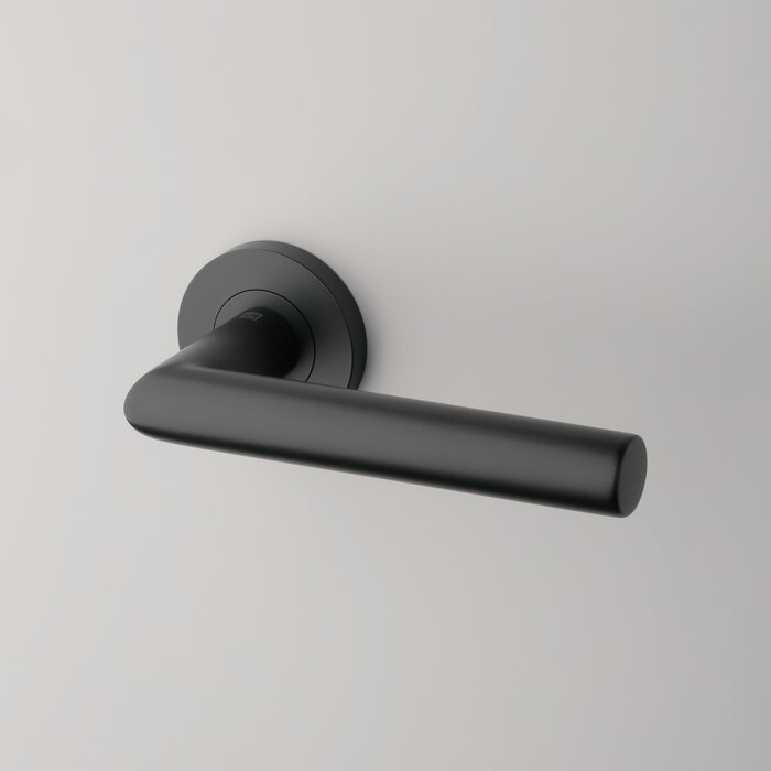 STERK Poignées de porte noires OVAL 1740 PRO 8 MM de STERK Classe 4 EN1906:2012