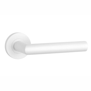 STERK Poignées de porte STRONG OVAL 1740 PRO 8 MM blanches - Classe 4