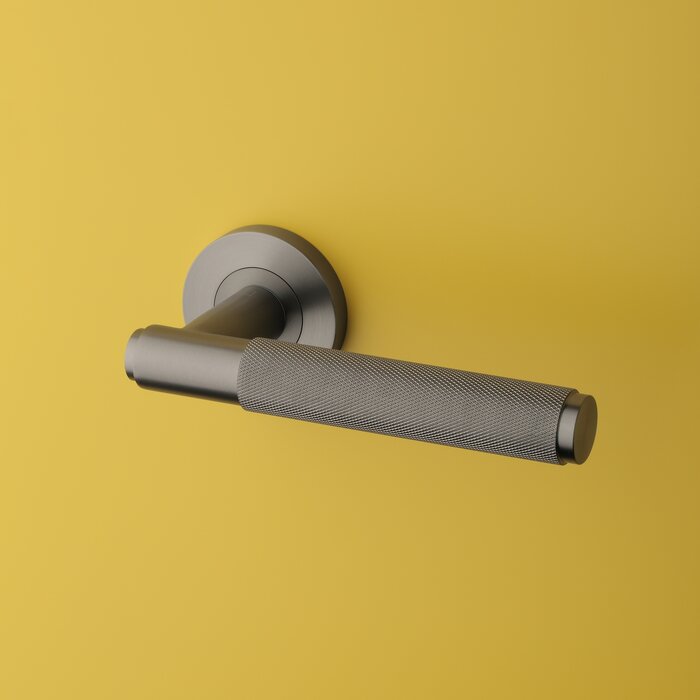 STERK STRONG Door handles OVAL 1741 pro 8mm from - Class 4 EN1906:2012 - Basalt PVD