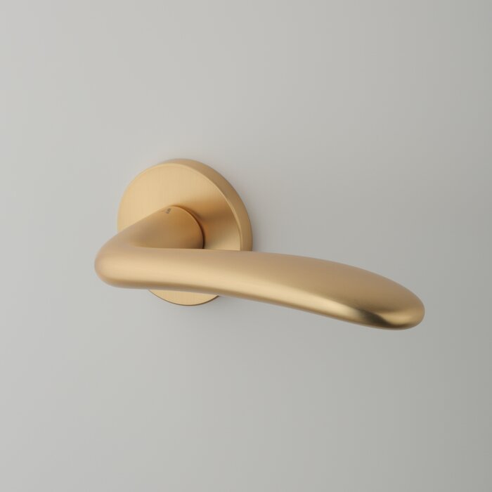 Aprile Massive Aprile Türgriffe AMBROSIA mattgold rund Ø 52x7 mm