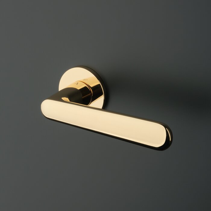 Aprile Massive Aprile Türgriffe ARIA poliertes Gold rund Ø 52x5 mm