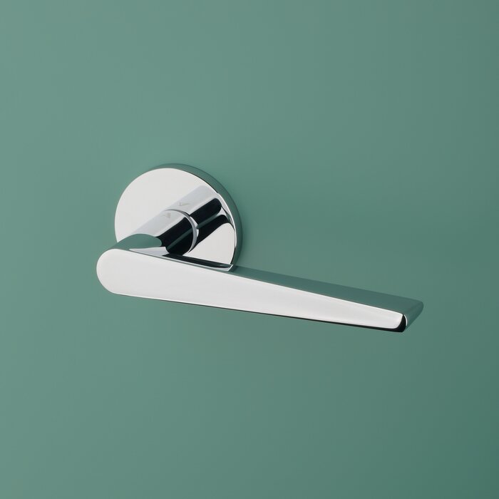 Aprile Poignées de porte solides Aprile ARNICA Chrome poli Ø 53x7 mm