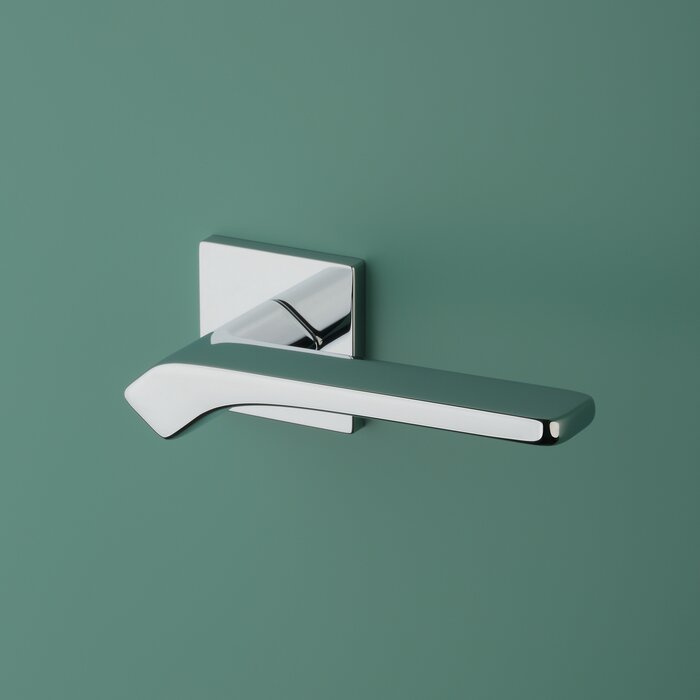 Aprile Solid Aprile door handles BERGENIA square 52x52x7mm Chrome polished