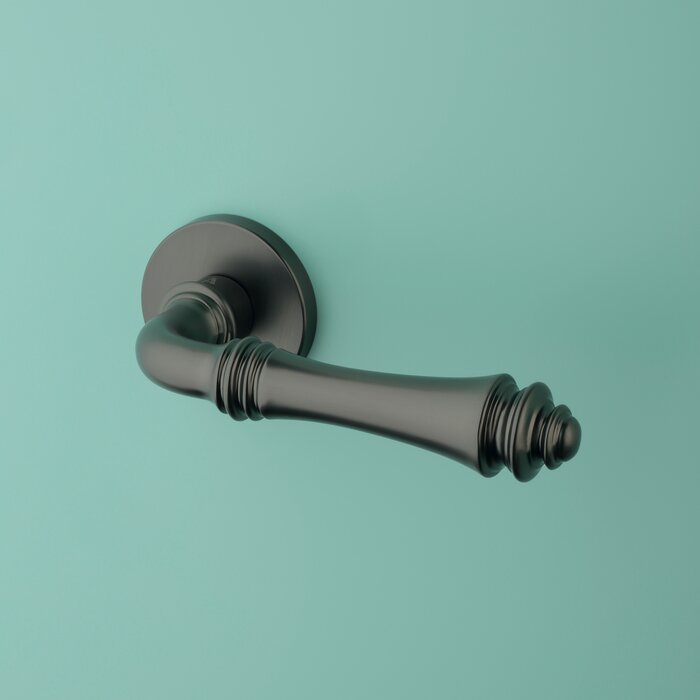 Aprile Solid Aprile door handles CAMELIA round Ø 52x7 mm - graphite