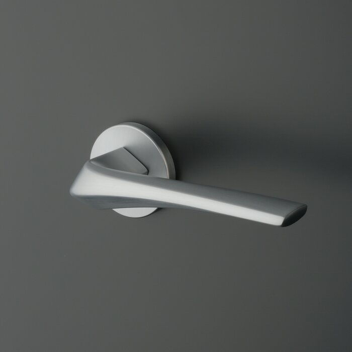 Aprile Solid Aprile door handles DALIA matt Chrome round Ø 52x7 mm