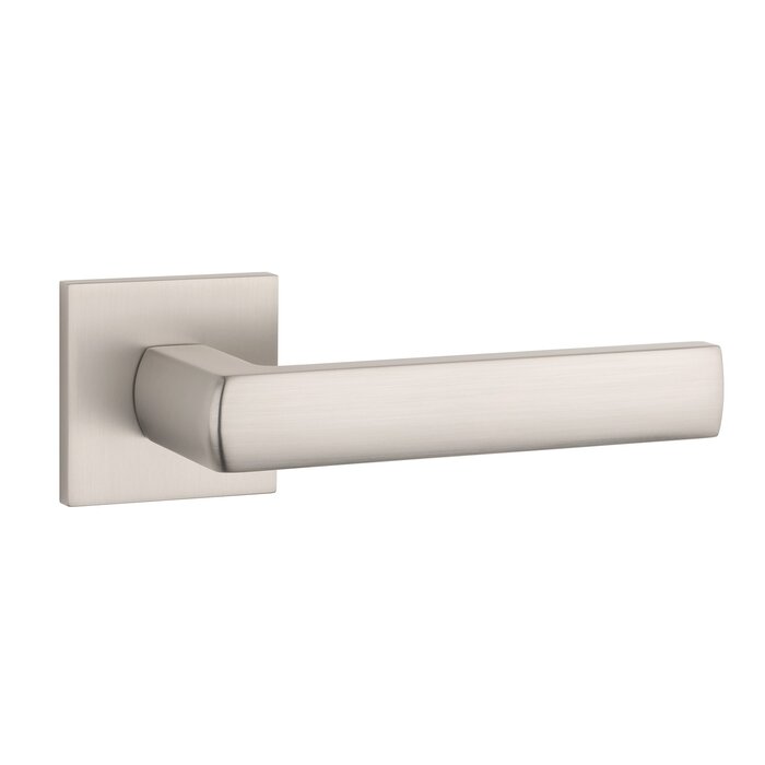 Aprile Poignées de porte massives APRILE HOSTA nickel mat carrées 53x53x7 mm