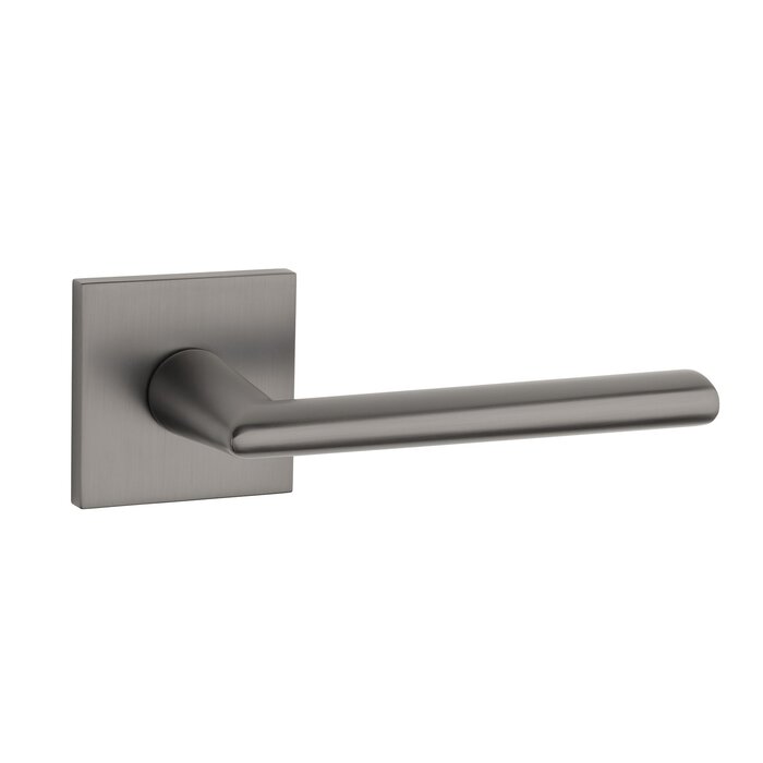 Aprile Poignées de porte massives APRILE PRIMULA titane carrées 53x53x7 mm