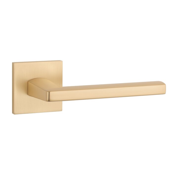 Aprile Solid APRILE door handles PYROLA matt gold square 53x53x7 mm