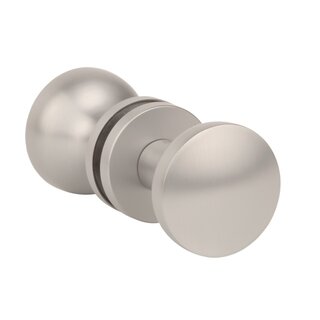 Aprile Paire de boutons de porte APRILE ORTICA nickel mat