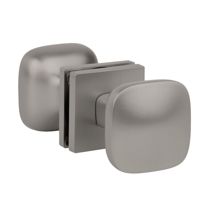 Aprile Paar Türknöpfe QUERCA quadratisch 57x57 mm von APRILE in Graphit