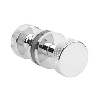Aprile Pair of APRILE door knobs TUJA Chrome polished