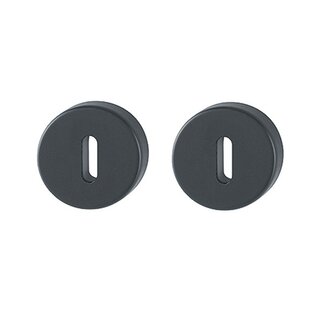 Hoppe Pair of Hoppe key plates Amsterdam E42KVS stainless steel black