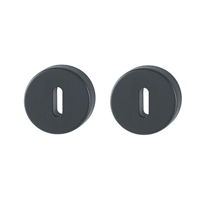 Hoppe Pair of Hoppe key plates Amsterdam E42KVS stainless steel black