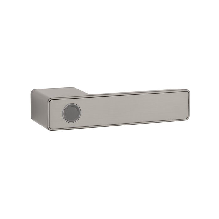 Aprile MAHONIA smart door handle with fingerprint scanner in graphite from APRILE