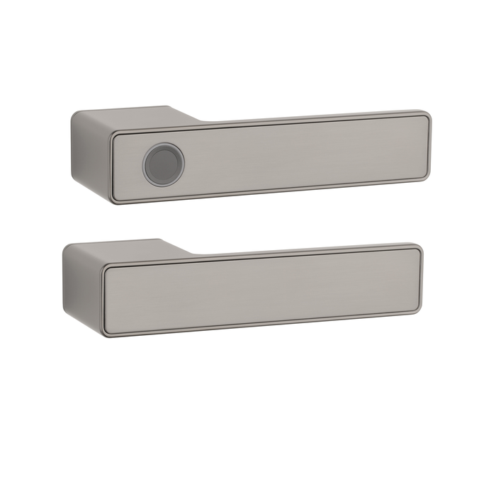 Aprile MAHONIA smart door handle with fingerprint scanner in graphite from APRILE