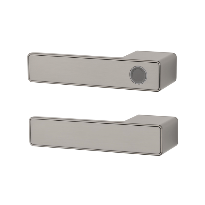 Aprile MAHONIA smart door handle with fingerprint scanner in graphite from APRILE