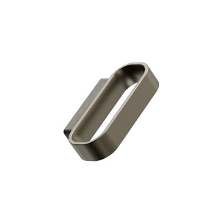 Furnipart Poignée de meuble RACE bois-zamac / laiton - chêne brun foncé