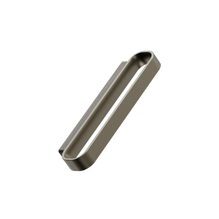 Furnipart  Furnipart meubelgreep RACE hout-zamac / messing geborsteld - eik donkerbruin