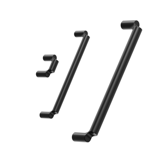 Furnipart Furniture knobs BREAK - Zamac - black