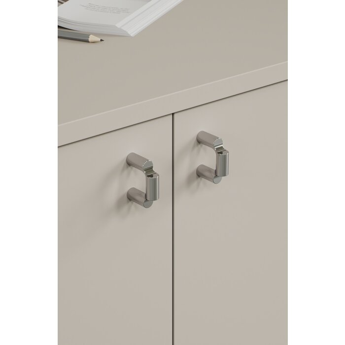 Furnipart Furnipart meubelgreep BREAK - Zamac - glanzend Chroom