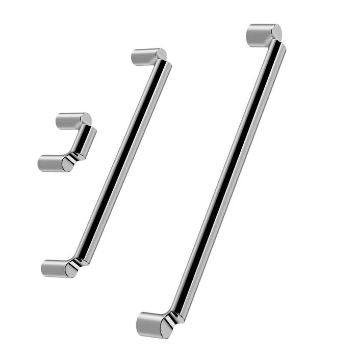 Furnipart Poignée de meuble Furnipart BREAK - Zamac - Chrome brillant