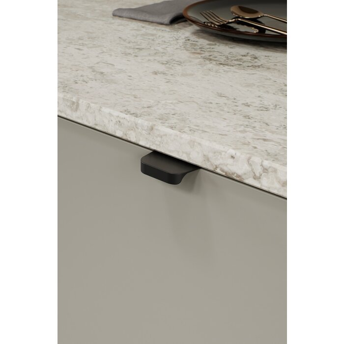 Furnipart Furnipart meubelgrepen COMET - Mat zwart geborsteld