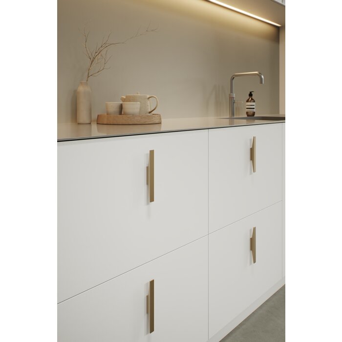 Furnipart Poignées de meubles Furnipart FACET - Laiton brossé mat