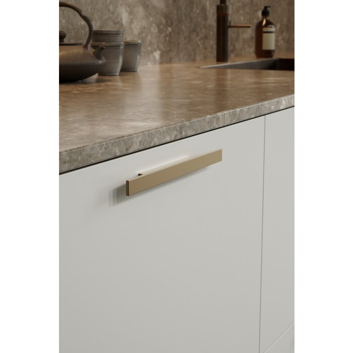 Furnipart Furnipart meubelgrepen FACET - Mat messing geborsteld