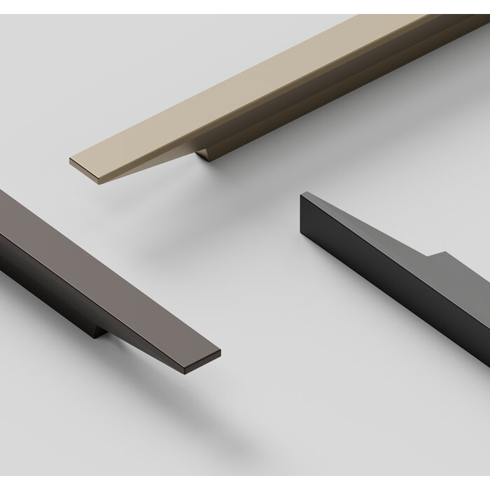 Furnipart Furnipart-Möbelgriffe FACET – Matt gebürstetes Messing