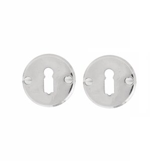 Dauby Paar sleutelplaatje BB-50R wit brons (WB) 50mm