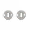 Dauby Pair of key plate BB-50R matt white bronze (WBS) 50mm