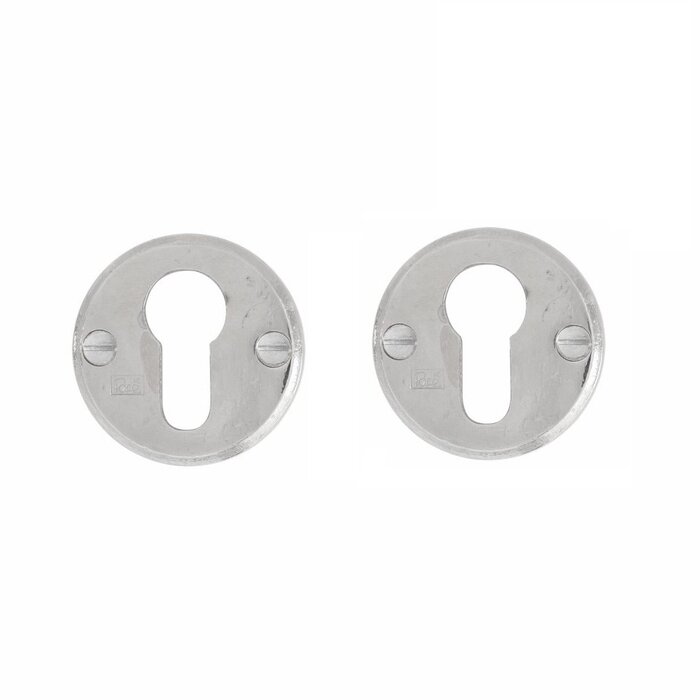 Dauby Pair of cylinder plate PZ-50R white bronze (WB) 50mm