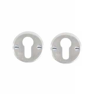 Dauby Paire de plaque cylindre PZ-50R bronze blanc mat (WBS) 50mm