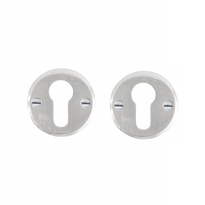 Dauby Paire de plaque cylindre PZ-50R bronze blanc mat (WBS) 50mm