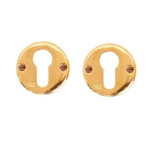 Dauby Paar Zylinderplatten PZ-50R Rohbronze poliert (RBP) 50 mm