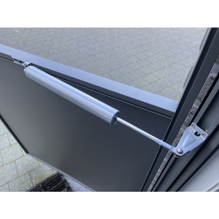 Dulimex Silver gray pneumatic door spring pump