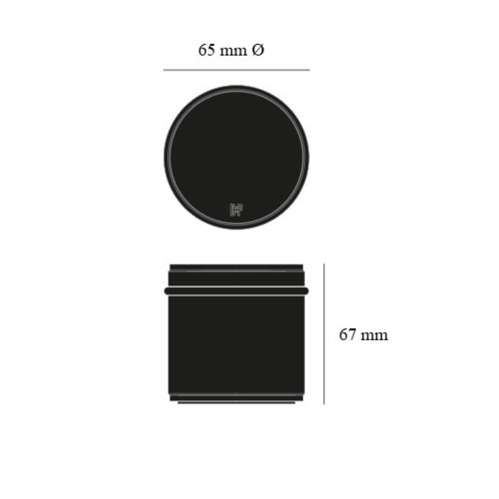 Buster+Punch Deurstop / vloer/ vrijstaand / Welders black / Buster + Punch