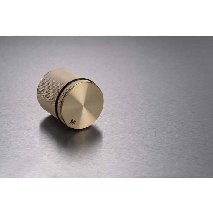 Buster+Punch Door stop / floor / freestanding / grayed brass / Buster + Punch