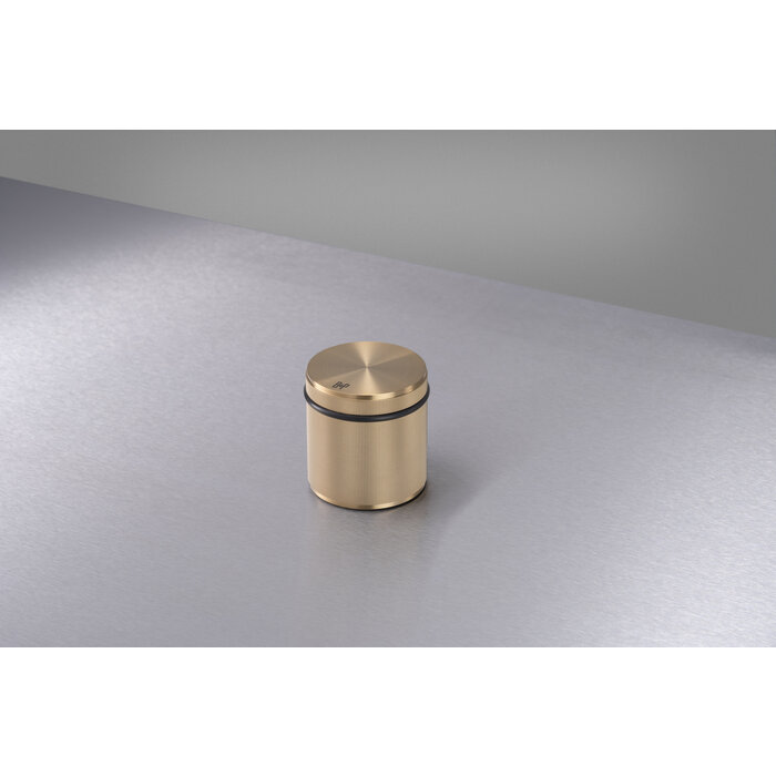 Buster+Punch Door stop / floor / freestanding / grayed brass / Buster + Punch