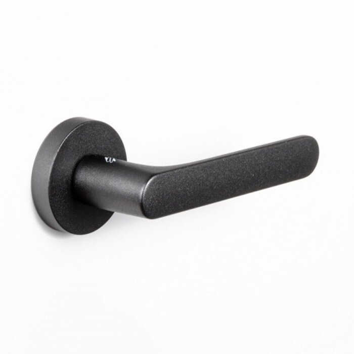 COLOMBO Black door handles ONE round Ø 50x10mm - Colombo