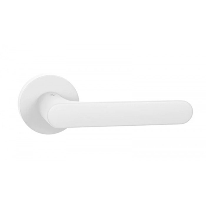COLOMBO White Colombo door handles ONE round - RAL 9016