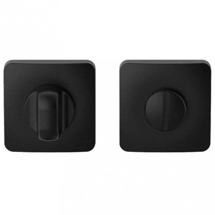 COLOMBO Poignées de porte noires ONE carrées 52x52x10mm - Colombo