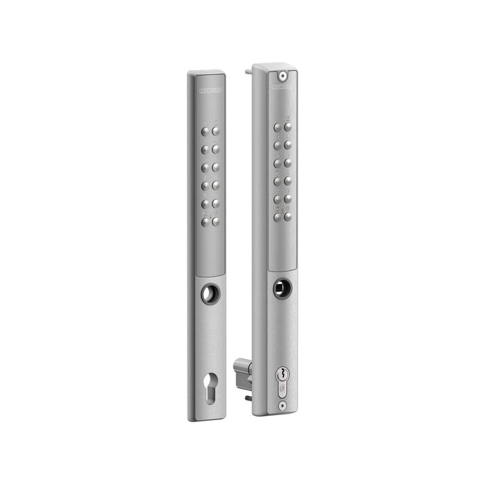 LOCINOX Locinox VERA - Battery powered code lock for gate locks - silver