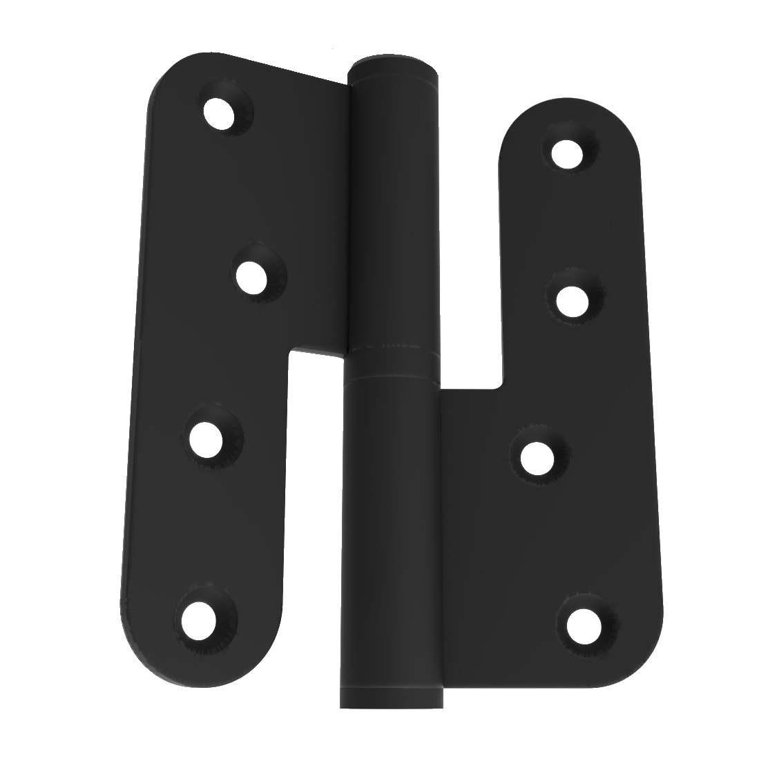 Open zwarte paumelle Argenta 100 x 86 x 3mm