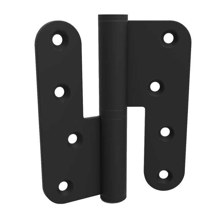 Argenta Charnière ouverte noire Argenta 100 x 86 x 3mm