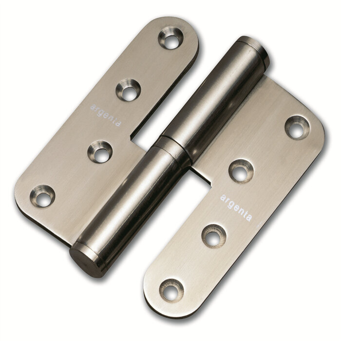 Argenta Open stainless steel hinge Argenta 100 x 86 x 3mm