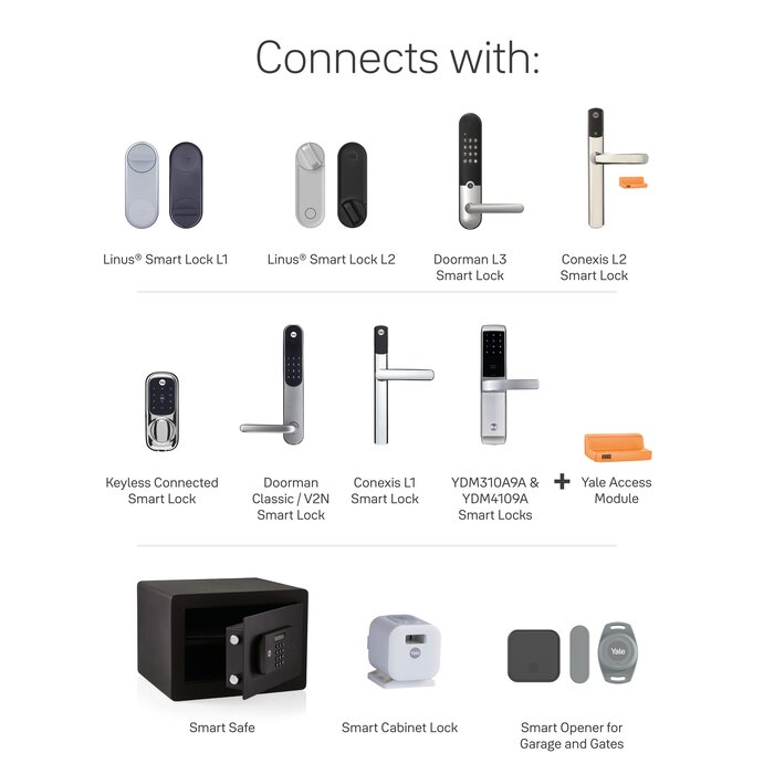 Assa Abloy Pont WiFi Yale ConnectX pour les produits Yale - connectez 4 appareils simultanément